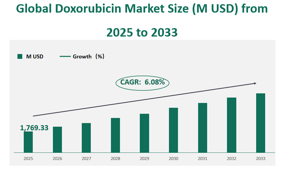 Global Doxorubicin Market Revenue and Share Insights by Type, Application, Region and Player from 2025 to 2033 1 Doxorubicin Market